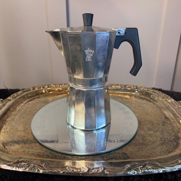 pezetti Other - Pezetti Vintage Aluminum Stovetop Coffee Espresso Maker 9” Tall Made In Italy